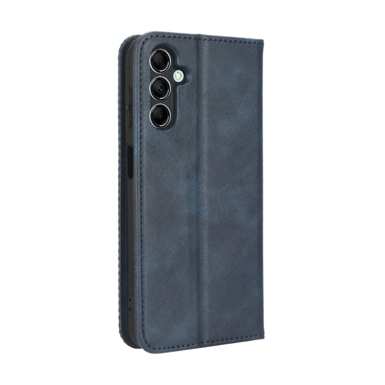 For Samsung Galaxy M14 5G Magnetic Buckle Retro Texture Leather Phone Case