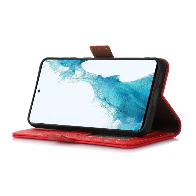 For Xiaomi POCO F6 Pro Side-Magnetic TJ Genuine Leather RFID Phone Case