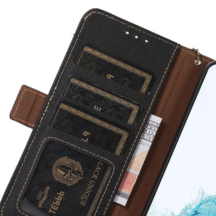 For Xiaomi Redmi K70 Pro Side-Magnetic TJ Genuine Leather RFID Phone Case