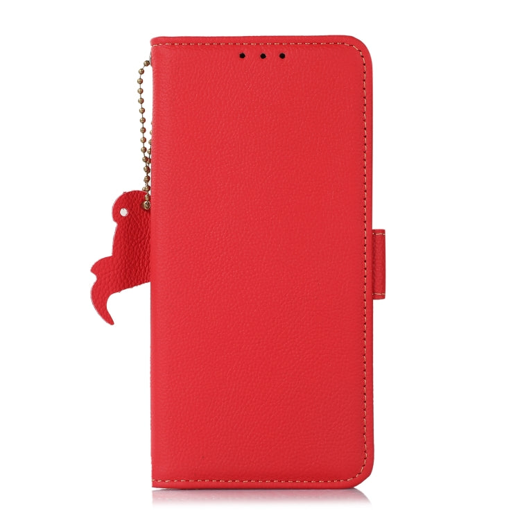 For Xiaomi POCO F6 Side-Magnetic TJ Genuine Leather RFID Phone Case