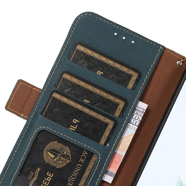 For Xiaomi POCO F6 Side-Magnetic TJ Genuine Leather RFID Phone Case