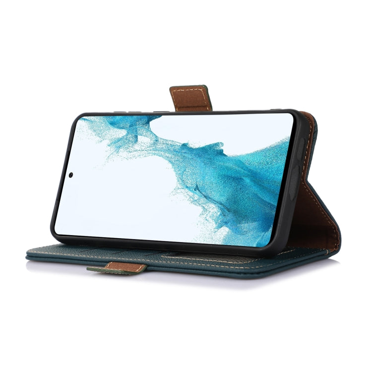 For Xiaomi POCO F6 Side-Magnetic TJ Genuine Leather RFID Phone Case