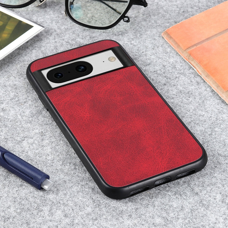 For Google Pixel 8 Two-color Calf Texture Shockproof Phone Case