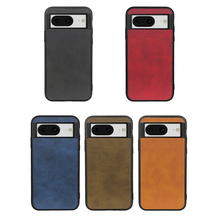 For Google Pixel 8 Two-color Calf Texture Shockproof Phone Case