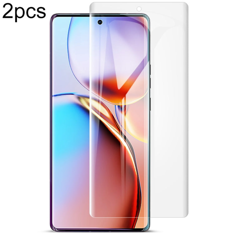 For Motorola Moto X40 5G 2pcs imak Curved Full Screen Hydrogel Film Protector