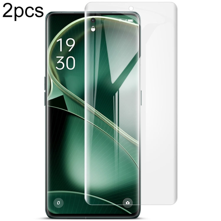For OPPO Find X6 Pro 5G 2pcs imak Curved Full Screen Hydrogel Film Protector