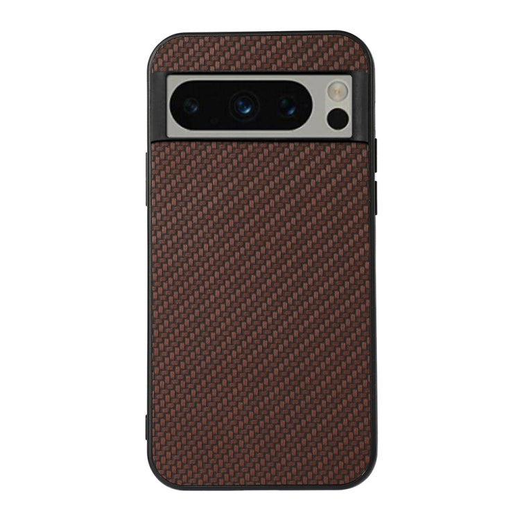 For Google Pixel 8 Pro Carbon Fiber Texture PU Phone Case