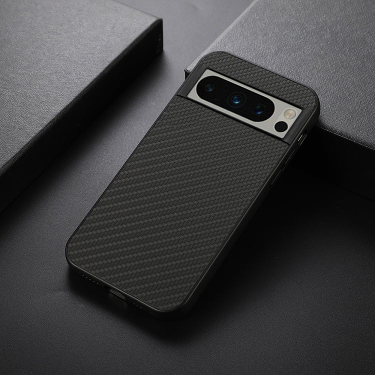 For Google Pixel 8 Pro Carbon Fiber Texture PU Phone Case