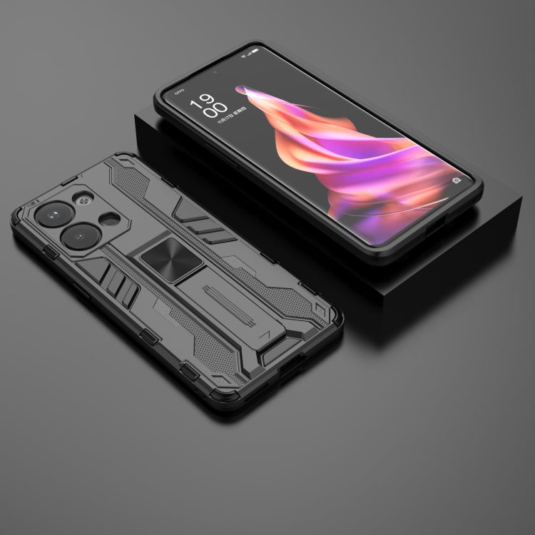 For OPPO Reno9 / Reno9 Pro 5G Supersonic Holder PC Soft TPU Phone Case