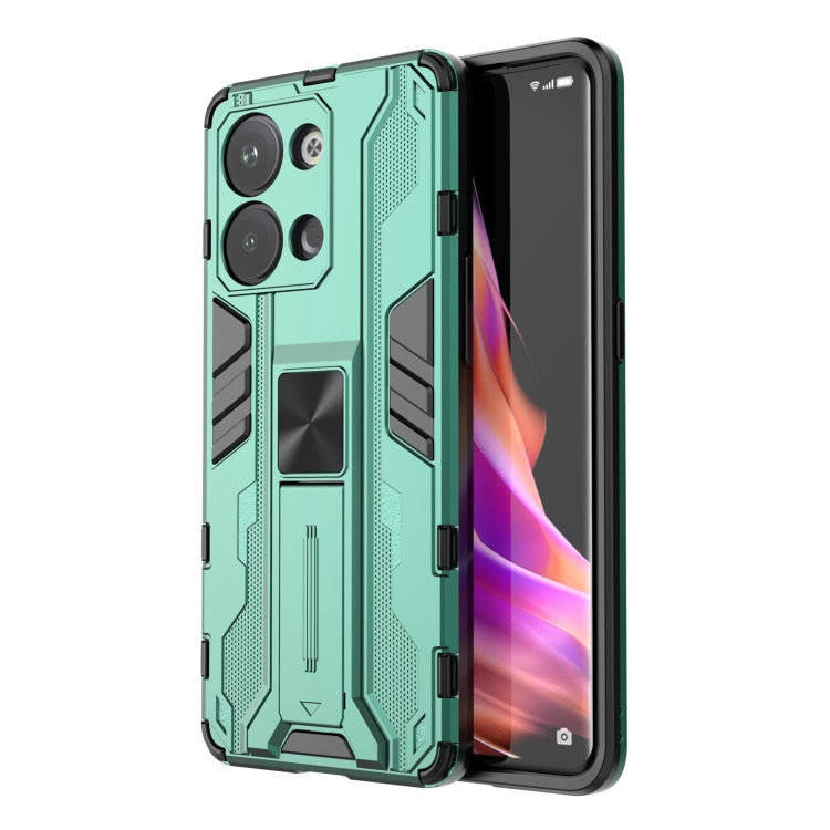 For OPPO Reno9 / Reno9 Pro 5G Supersonic Holder PC Soft TPU Phone Case