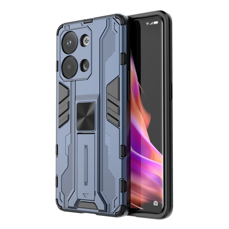 For OPPO Reno9 / Reno9 Pro 5G Supersonic Holder PC Soft TPU Phone Case