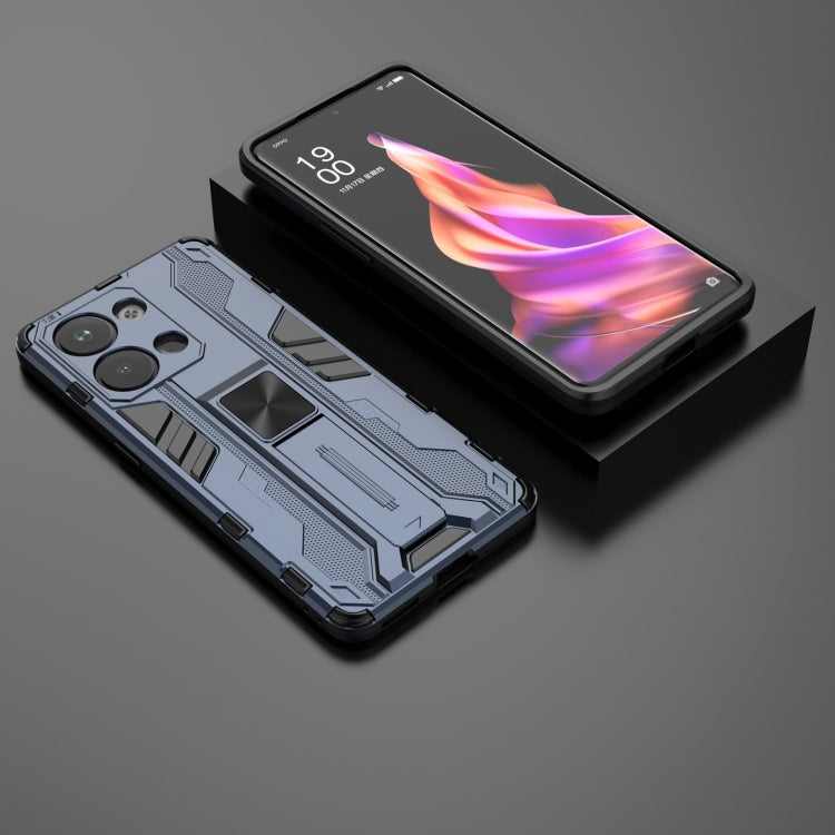 For OPPO Reno9 / Reno9 Pro 5G Supersonic Holder PC Soft TPU Phone Case