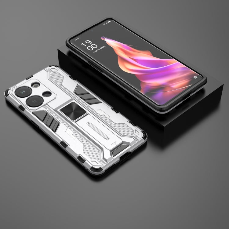 For OPPO Reno9 / Reno9 Pro 5G Supersonic Holder PC Soft TPU Phone Case