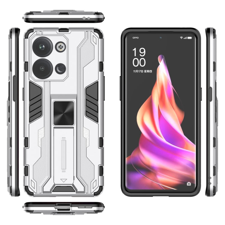 For OPPO Reno9 / Reno9 Pro 5G Supersonic Holder PC Soft TPU Phone Case