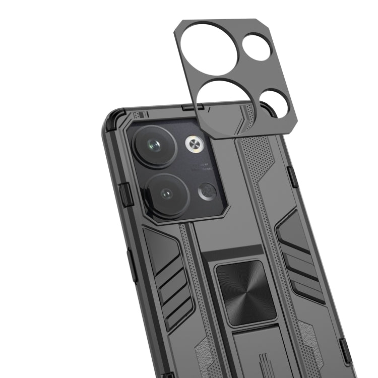 For OPPO Reno9 / Reno9 Pro 5G Supersonic Holder PC Soft TPU Phone Case