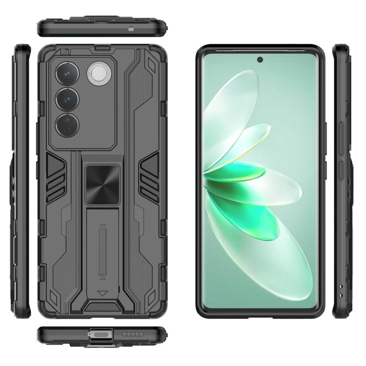 For vivo S16 / S16 Pro Supersonic Holder PC Soft TPU Phone Case