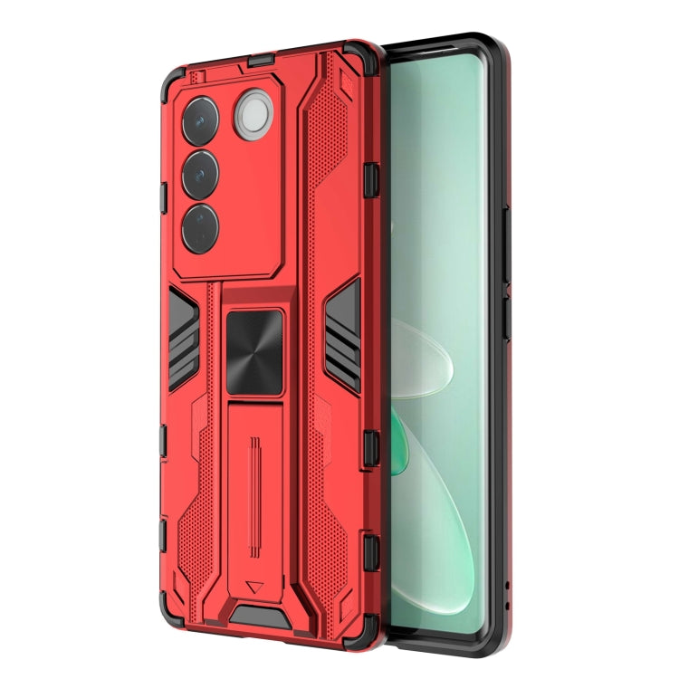 For vivo S16 / S16 Pro Supersonic Holder PC Soft TPU Phone Case