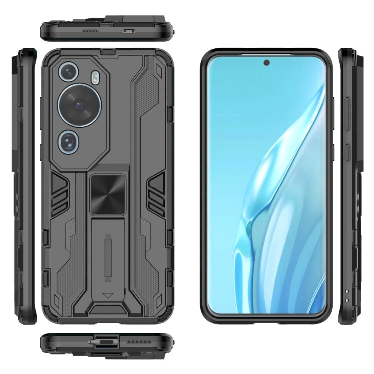 For Huawei P60 Art 4G Supersonic Holder PC Soft TPU Phone Case