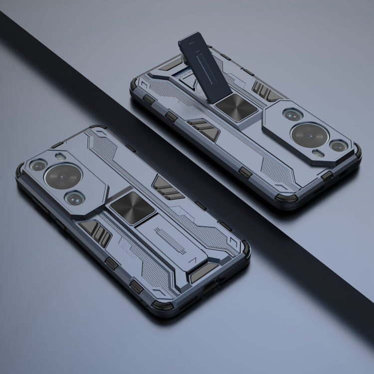 For Huawei P60 Art 4G Supersonic Holder PC Soft TPU Phone Case