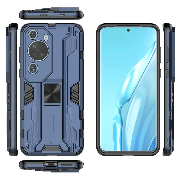 For Huawei P60 Art 4G Supersonic Holder PC Soft TPU Phone Case