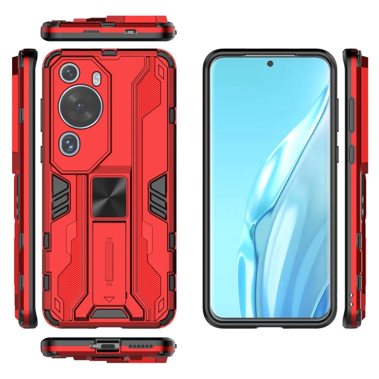 For Huawei P60 Art 4G Supersonic Holder PC Soft TPU Phone Case