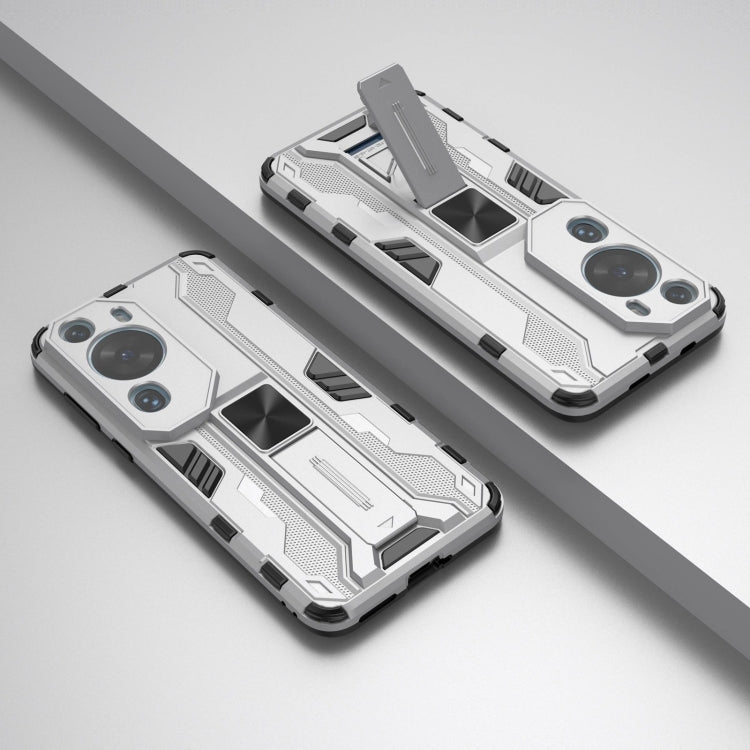 For Huawei P60 Art 4G Supersonic Holder PC Soft TPU Phone Case