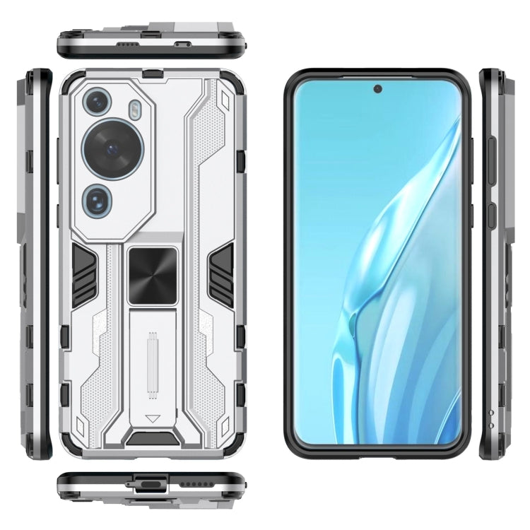 For Huawei P60 Art 4G Supersonic Holder PC Soft TPU Phone Case