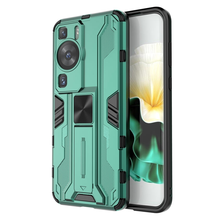 For Huawei P60 / P60 Pro Supersonic Holder PC Soft TPU Phone Case