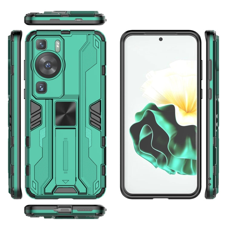For Huawei P60 / P60 Pro Supersonic Holder PC Soft TPU Phone Case
