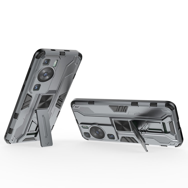 For Huawei P60 / P60 Pro Supersonic Holder PC Soft TPU Phone Case