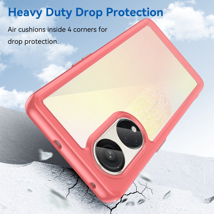 For OPPO A1 Pro 5G Colorful Series Acrylic + TPU Phone Case