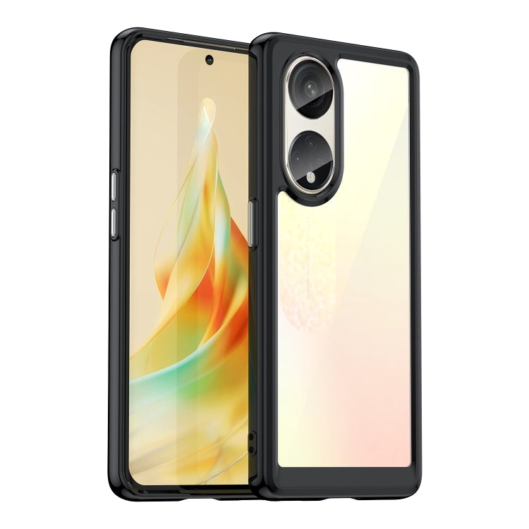 For OPPO Reno8 T 5G Colorful Series Acrylic + TPU Phone Case