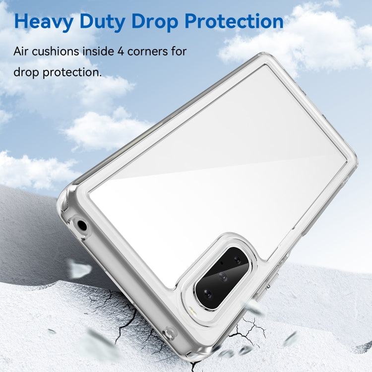 For Sony Xperia 10 V Colorful Series Acrylic + TPU Phone Case