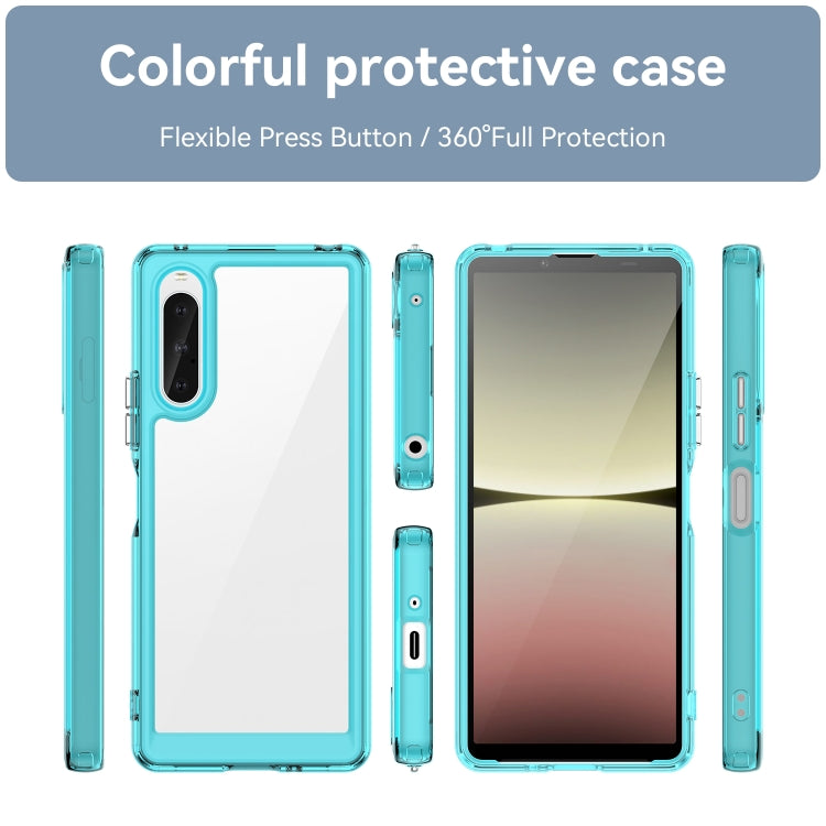 For Sony Xperia 10 V Colorful Series Acrylic + TPU Phone Case