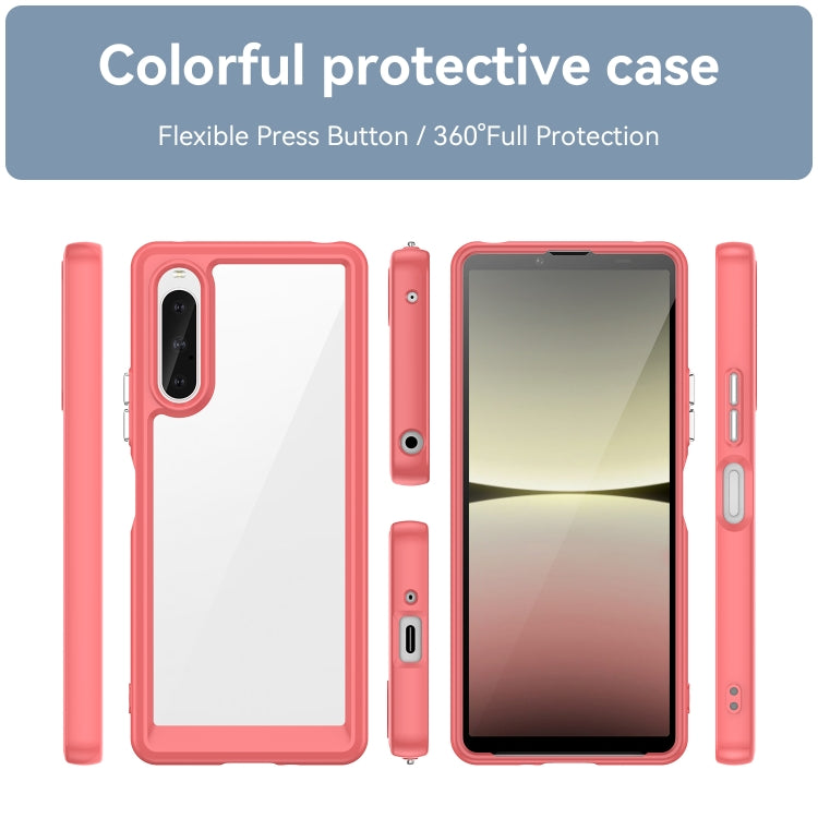 For Sony Xperia 10 V Colorful Series Acrylic + TPU Phone Case