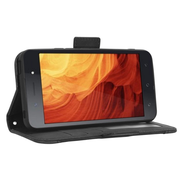 For Itel A18 Skin Feel Calf Texture Card Slots Leather Phone Case