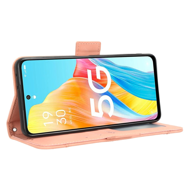 For OPPO A1 5G Skin Feel Calf Texture Card Slots Leather Phone Case