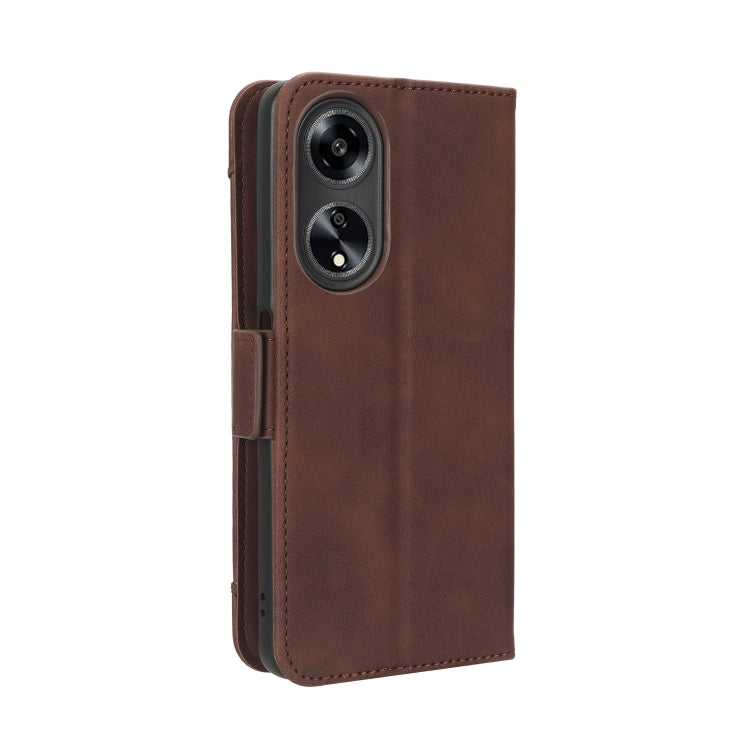 For OPPO A1 5G Skin Feel Calf Texture Card Slots Leather Phone Case