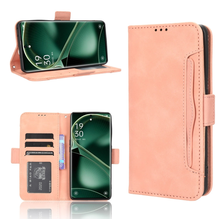 For OPPO Find X6 Pro Skin Feel Calf Texture Card Slots Leather Phone Case