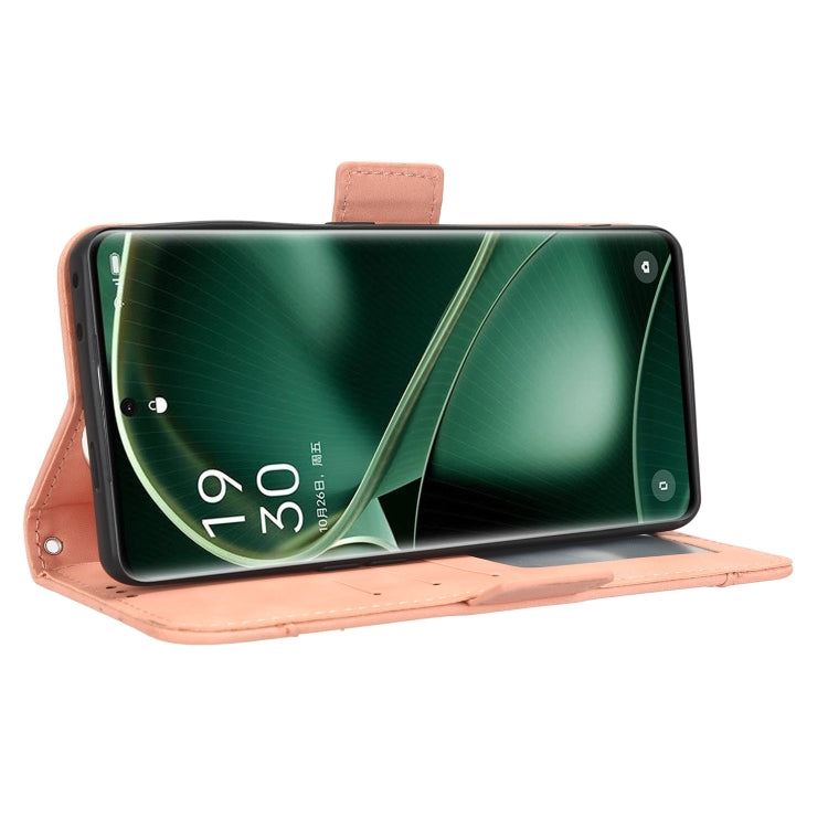 For OPPO Find X6 Pro Skin Feel Calf Texture Card Slots Leather Phone Case