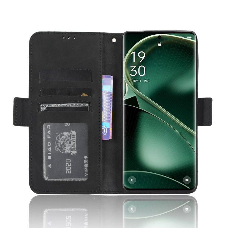 For OPPO Find X6 Skin Feel Calf Texture Card Slots Leather Phone Case