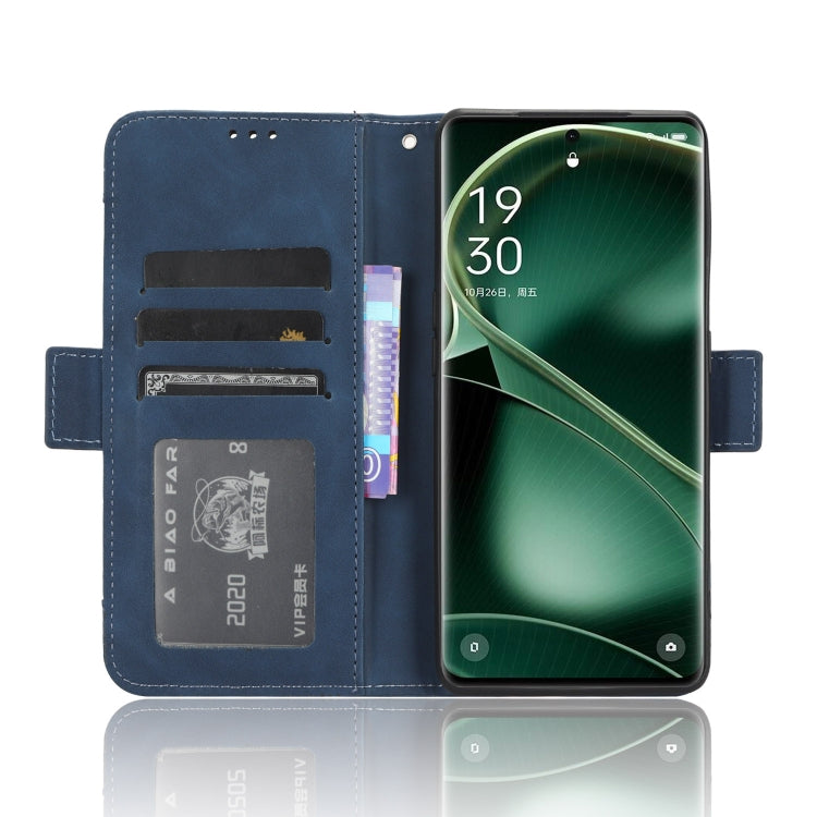 For OPPO Find X6 Skin Feel Calf Texture Card Slots Leather Phone Case