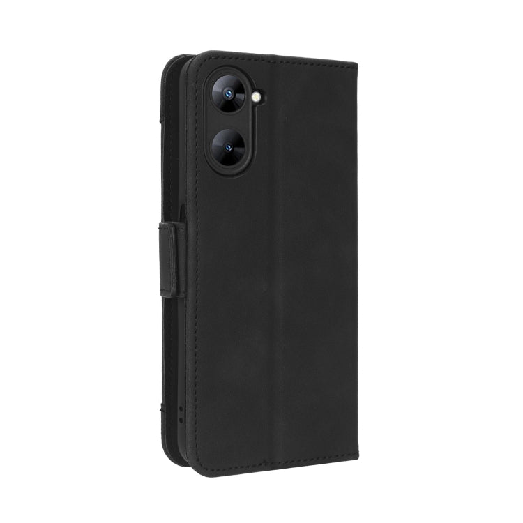 For Realme V30 / V30t 5G Skin Feel Calf Texture Card Slots Leather Phone Case