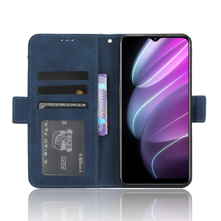 For Realme V30 / V30t 5G Skin Feel Calf Texture Card Slots Leather Phone Case