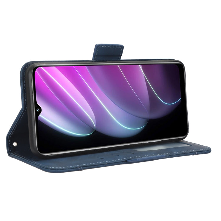 For Realme V30 / V30t 5G Skin Feel Calf Texture Card Slots Leather Phone Case