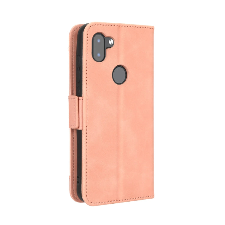 For Orbic Q10 4G Skin Feel Calf Texture Card Slots Leather Phone Case