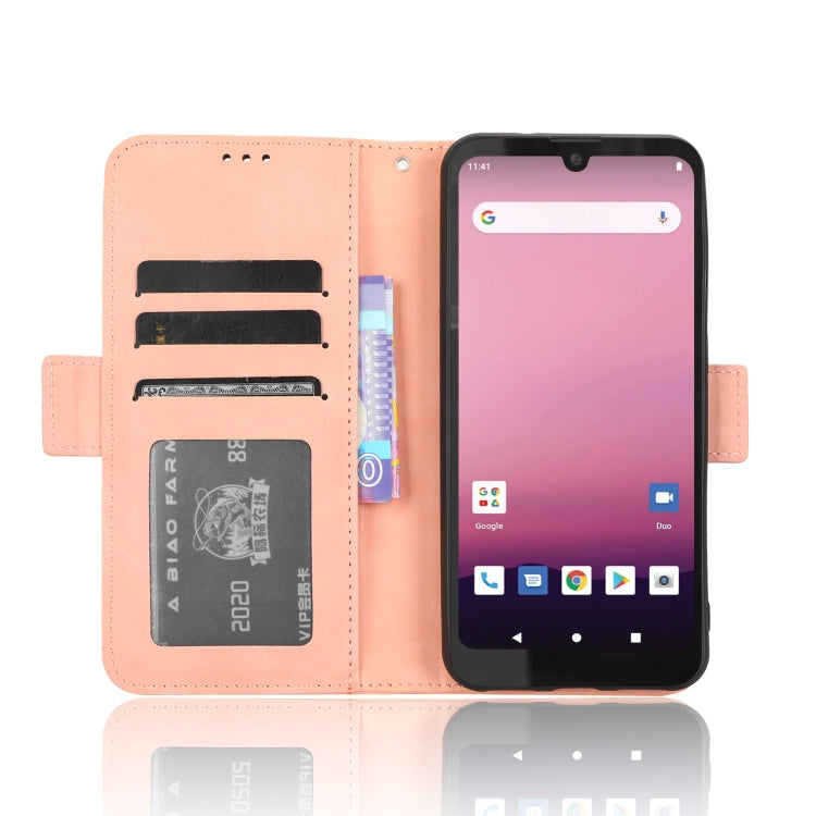 For Orbic Q10 4G Skin Feel Calf Texture Card Slots Leather Phone Case