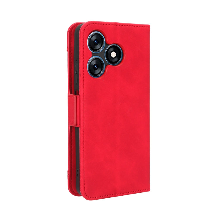 For Tecno Spark 10 4G Skin Feel Calf Texture Card Slots Leather Phone Case