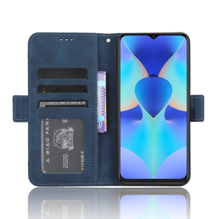 For Tecno Spark 10 4G Skin Feel Calf Texture Card Slots Leather Phone Case