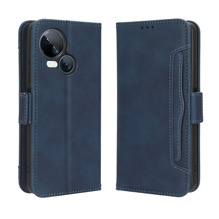 For Tecno Spark 10 5G Skin Feel Calf Texture Card Slots Leather Phone Case